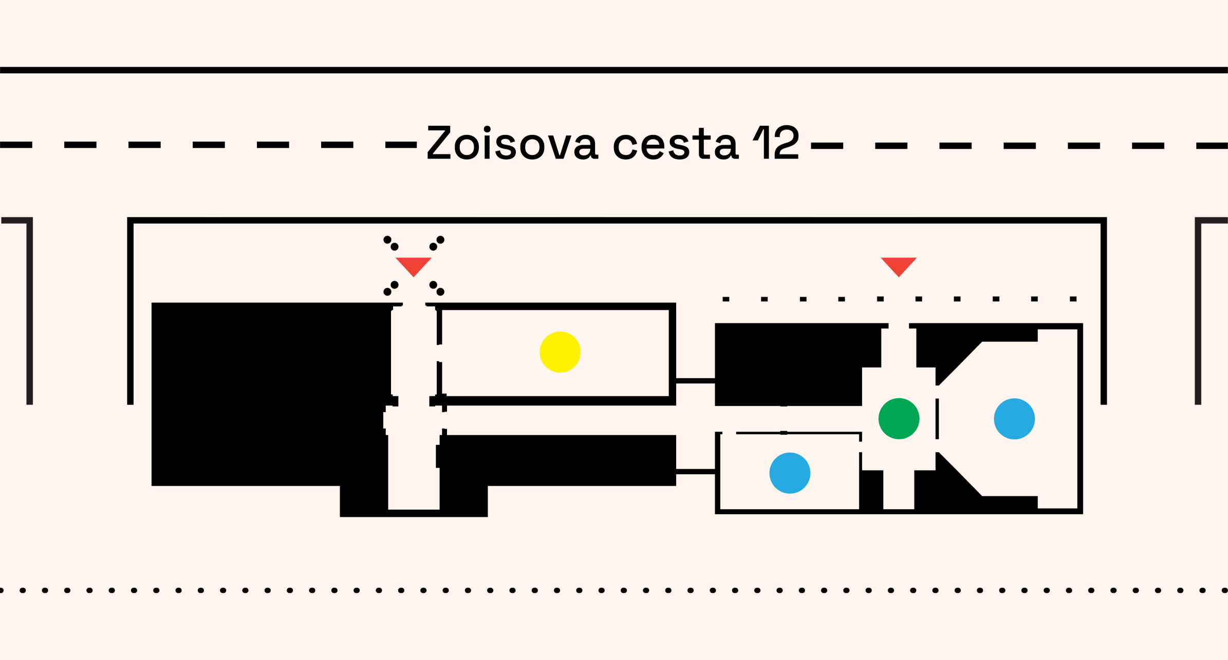 Informativni dnevi 2025 - Faculty of Architecture floor plan