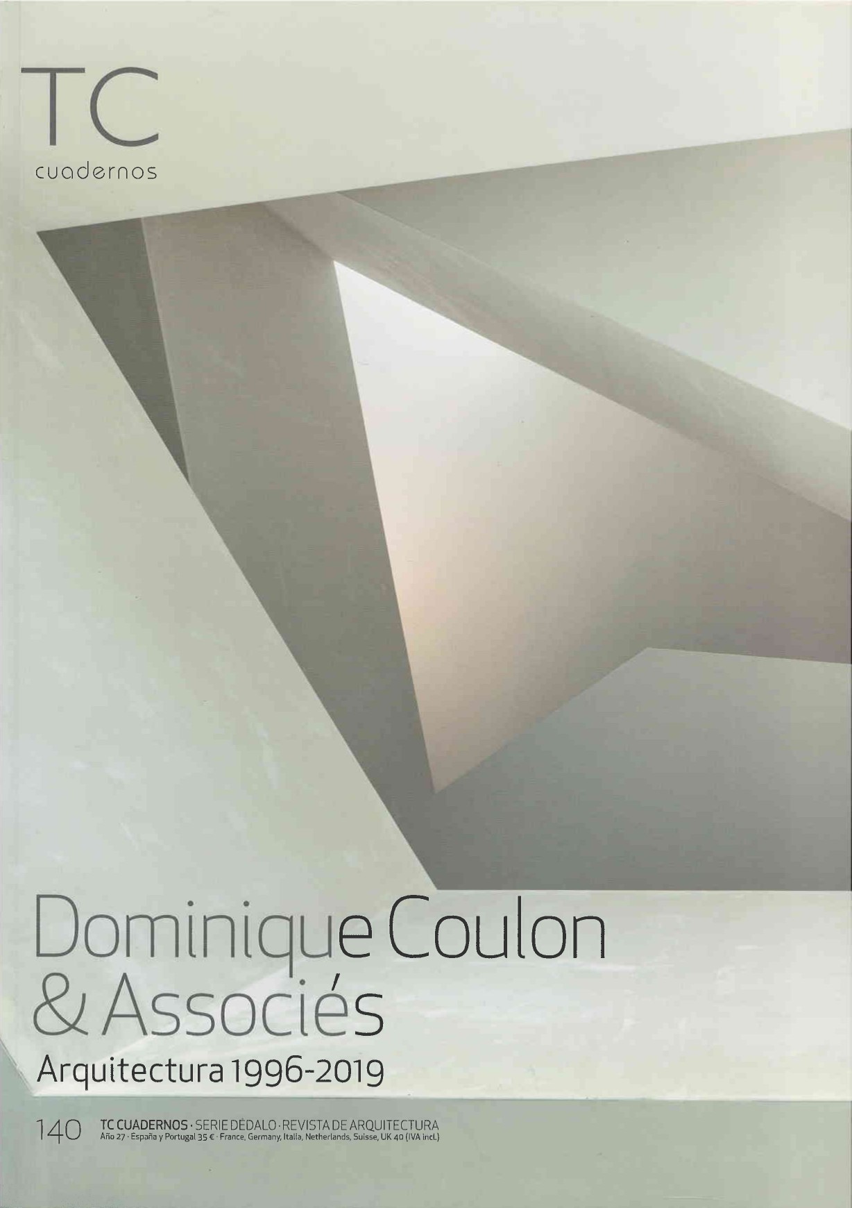 Dominique Coulon & Associés : arquitectura 1996-2019