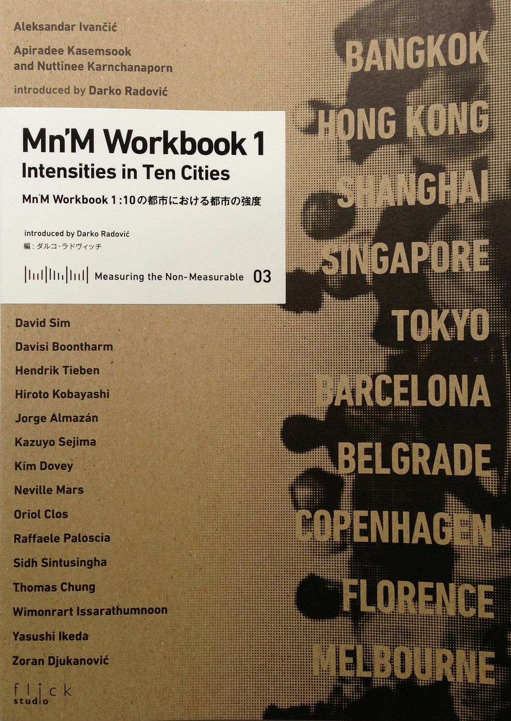 Mn'M workbook 1 : intensities in ten cities