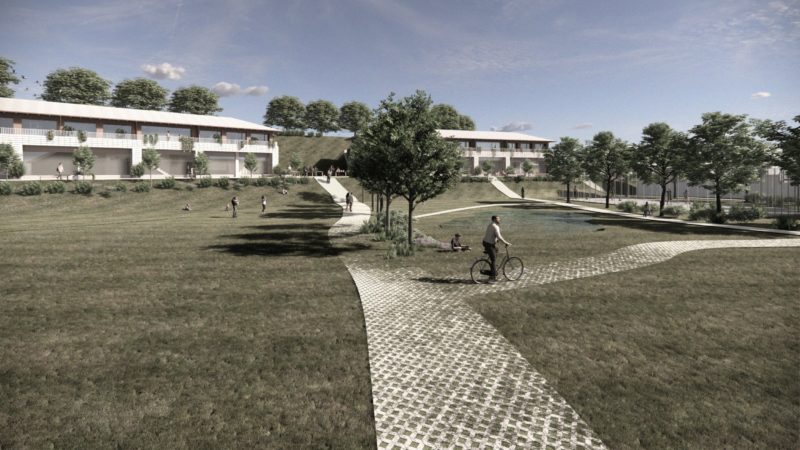 Urbanistična študija smiselnih načinov zgoščanja naselja Mekinje