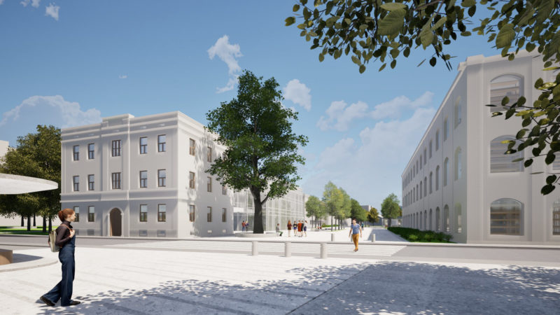Idejna zasnova prenove nekdanje tovarne Univerzale Domžale in njene integracije v širši prostor