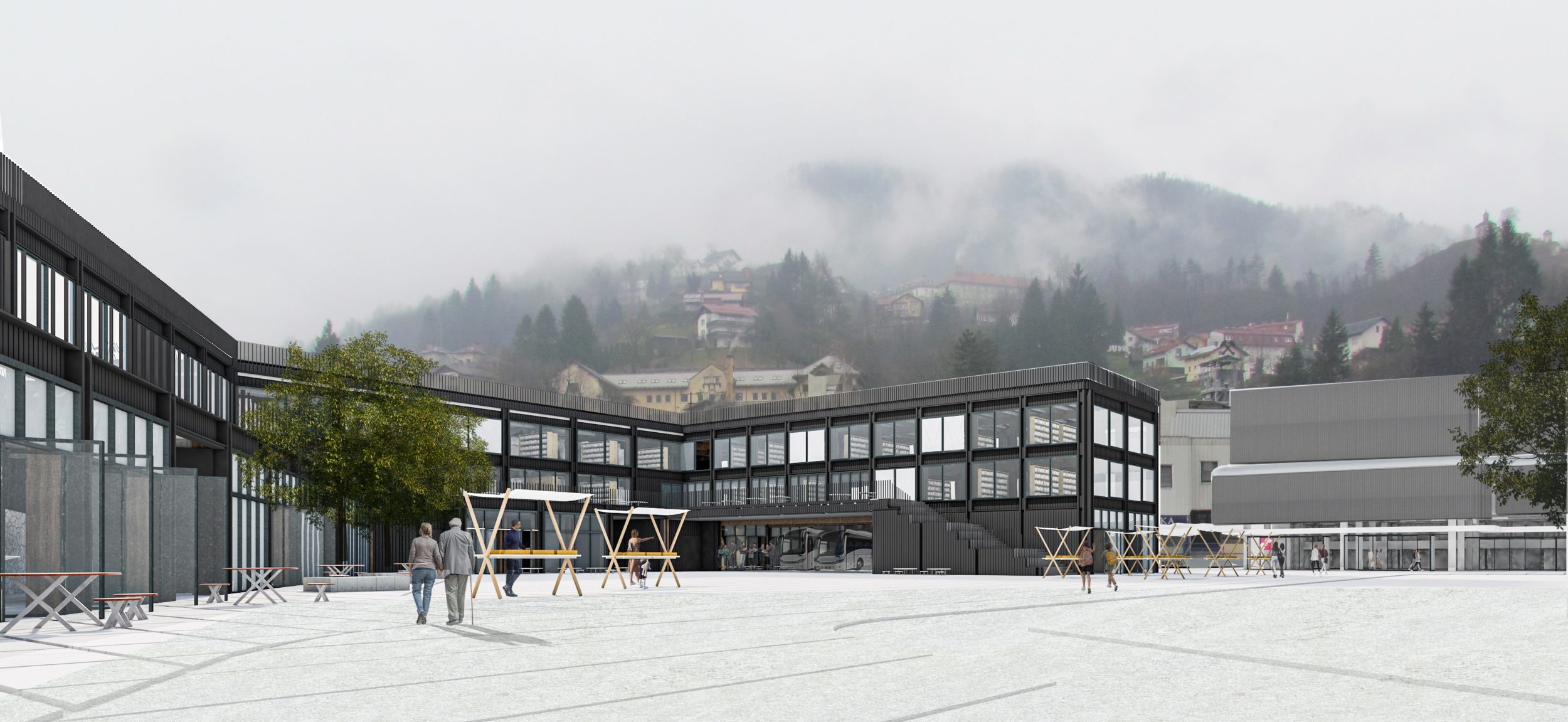 Prenova Mercatorjeve veleblagovnice in revitalizacija območja novega centra v Idriji