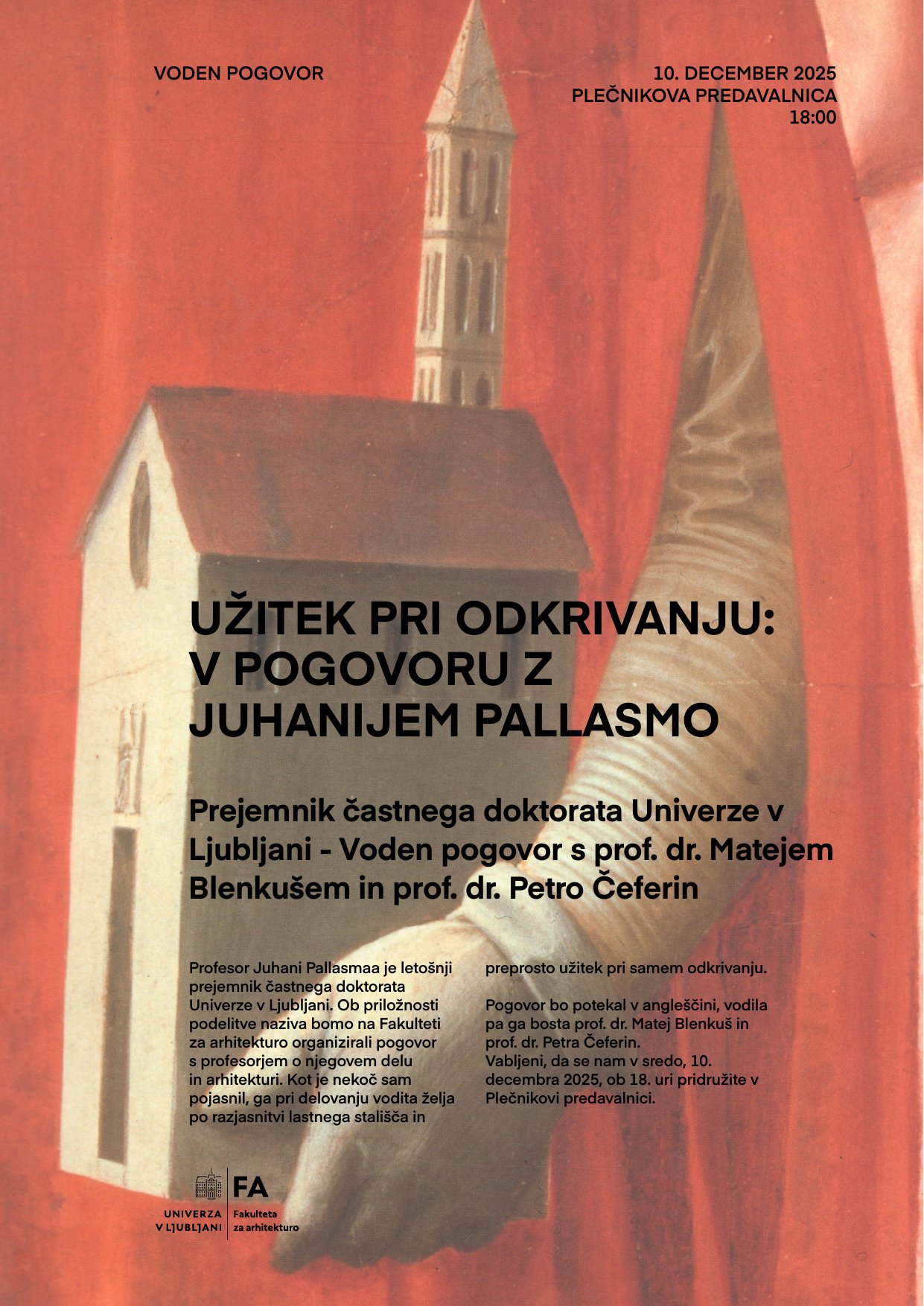 Užitek pri odkrivanju: v pogovoru z Juhanijem Pallasmo