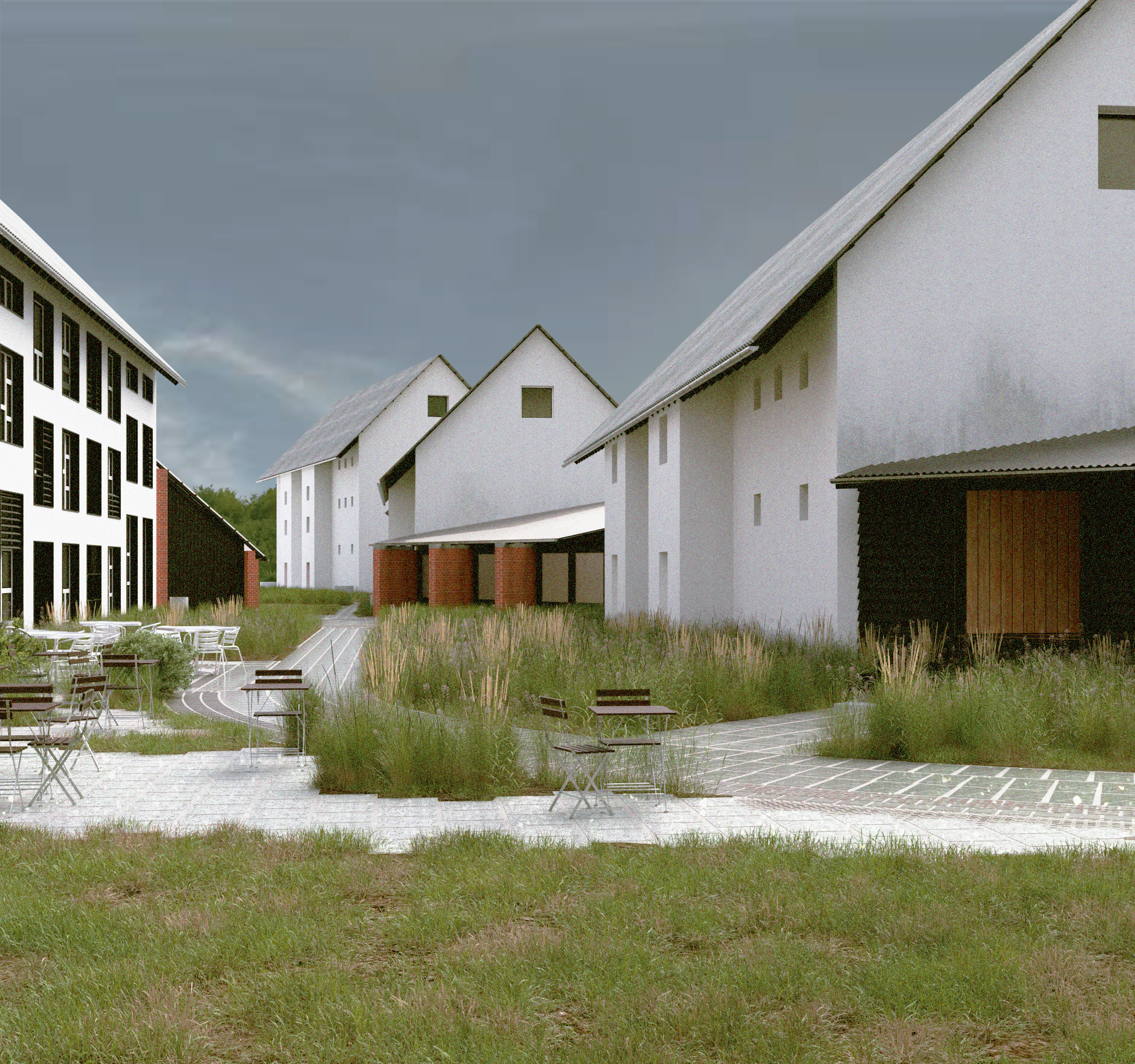 Kamen na kamen palača : idejna zasnova tranzitnega doma kot gradbene akademije na ljubljanskem obrobju