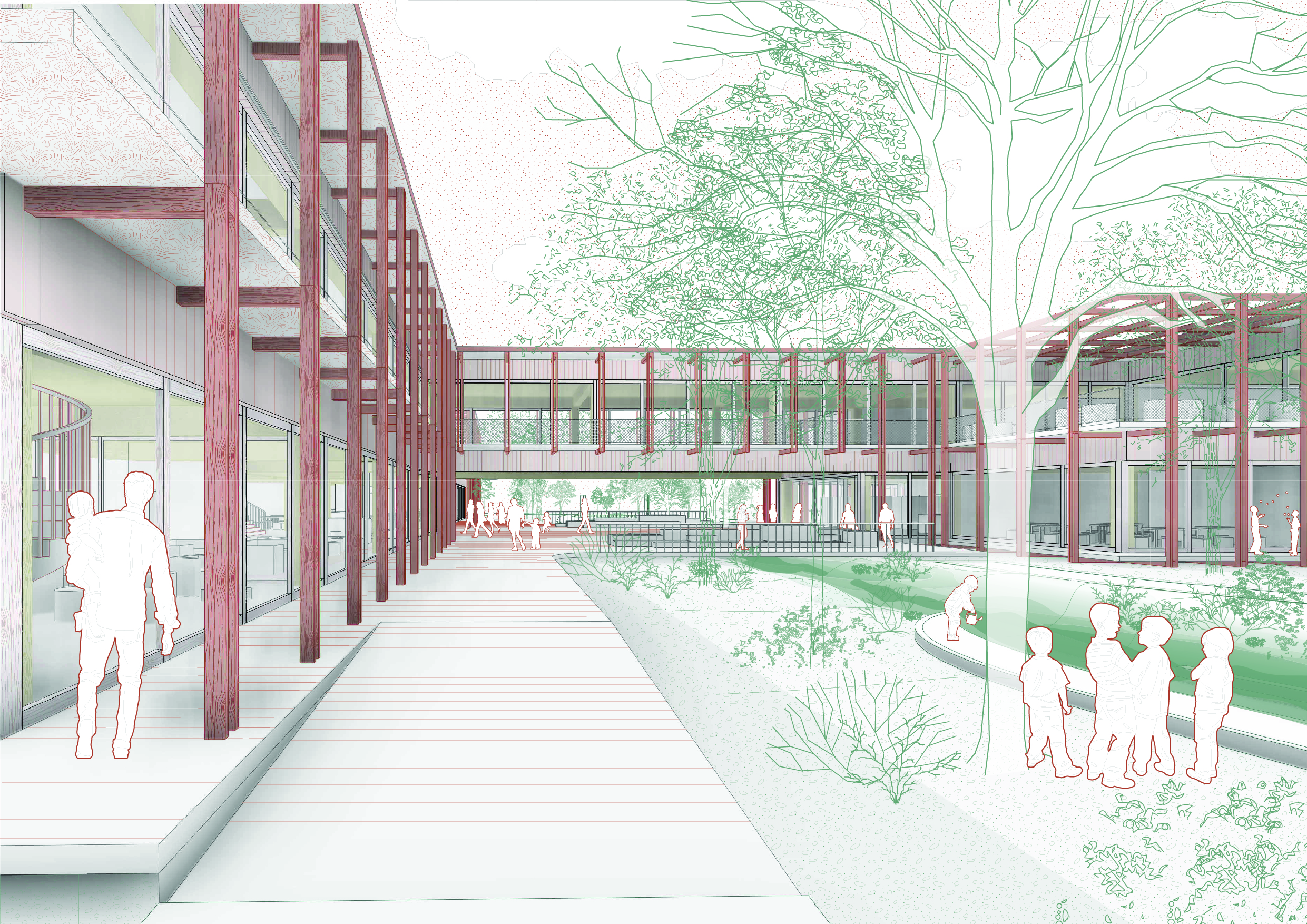 Idejna zasnova osnovne šole v Podutiku