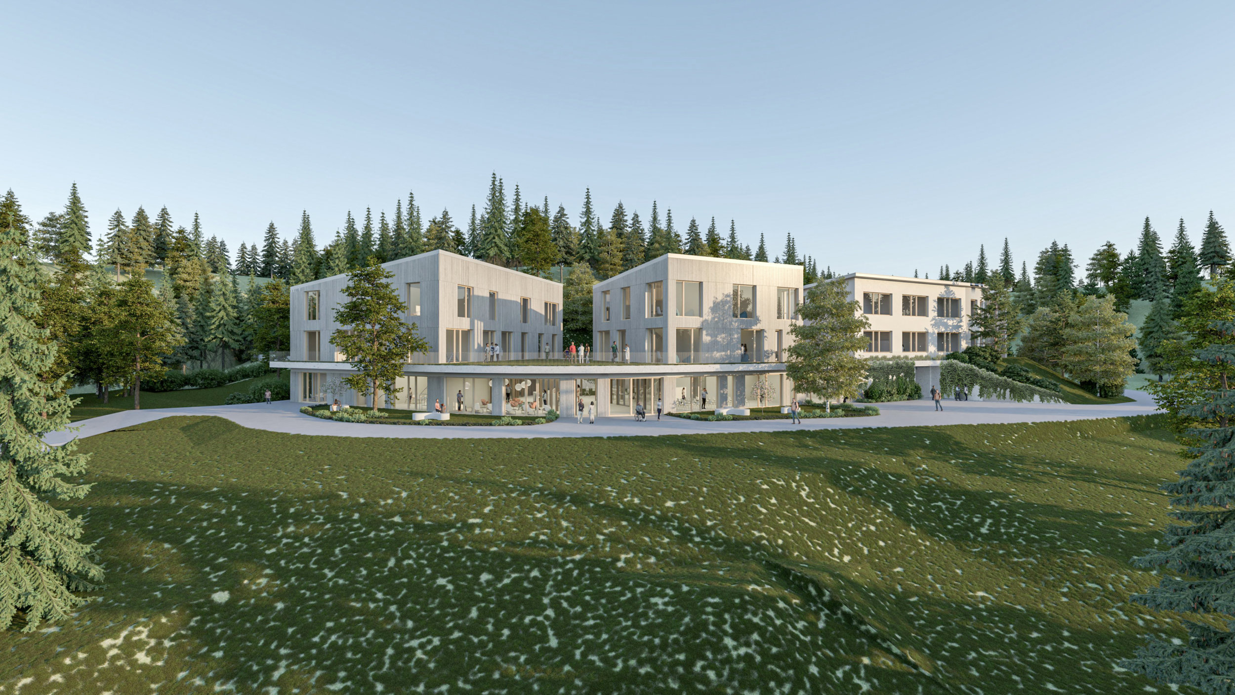 PREMIK : idejna zasnova prenove in razširitve stavbe Smrečina v Topolšici v rehabilitacijski center za osebe z multiplo sklerozo