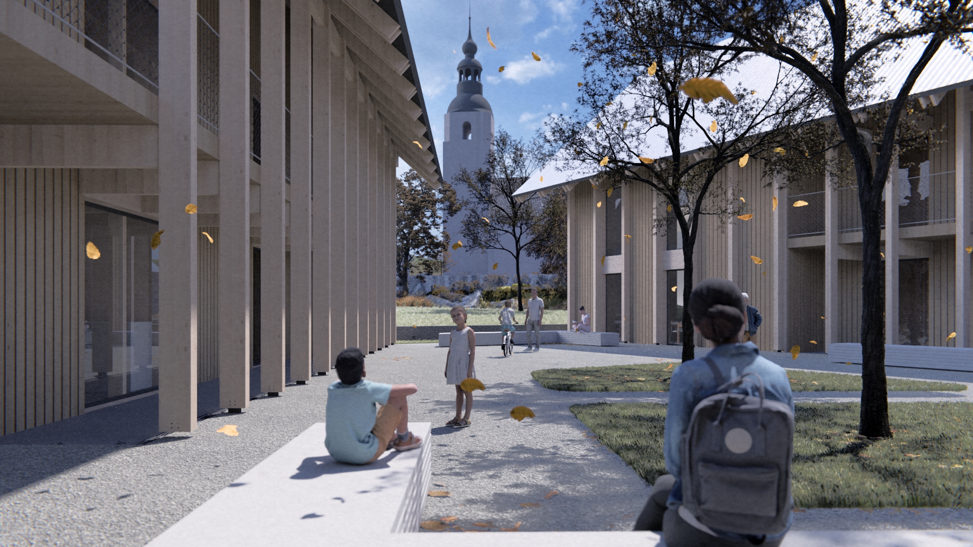 Idejna zasnova trajnostnega centra v Preddvoru