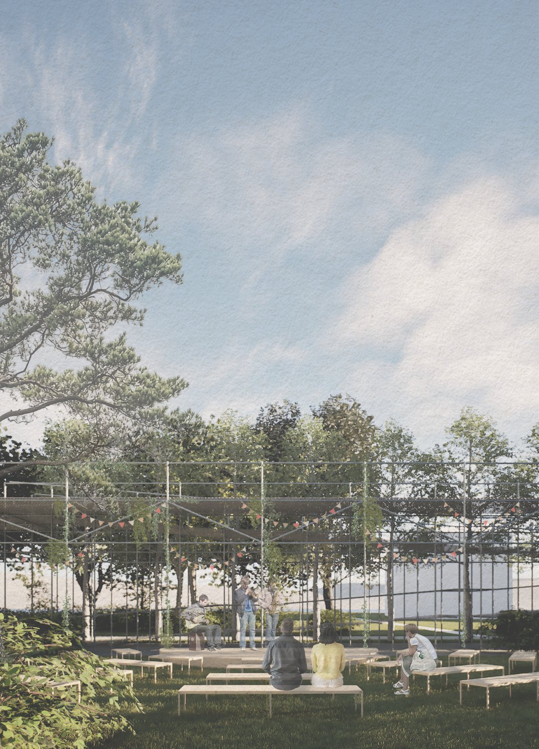 Mlada pošta : idejna zasnova prenove stare pošte v Ljubljani v mladinski center