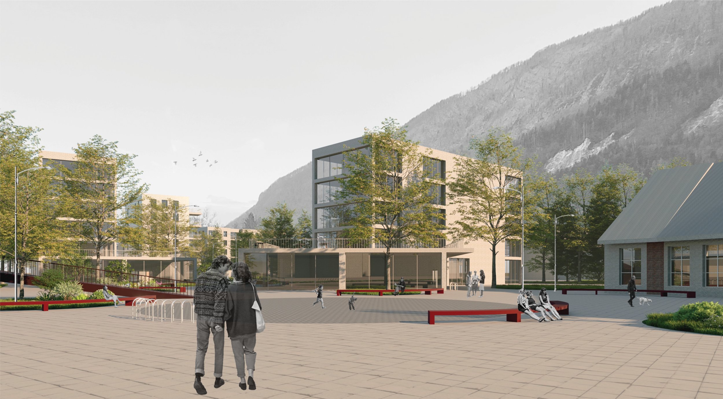 Preko robov : urbanistična zasnova revitalizacije starega industrijskega območja na Jesenicah