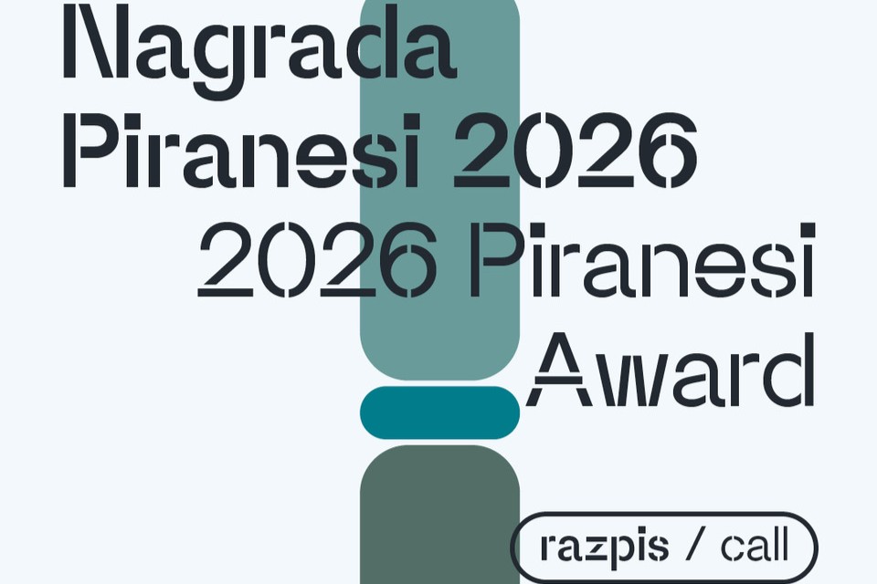 Slovenski razpis za mednarodno častno študentsko priznanje Piranesi 2026 - featured image