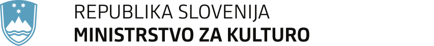 Ministrstvo za kulturo (MK) logo
