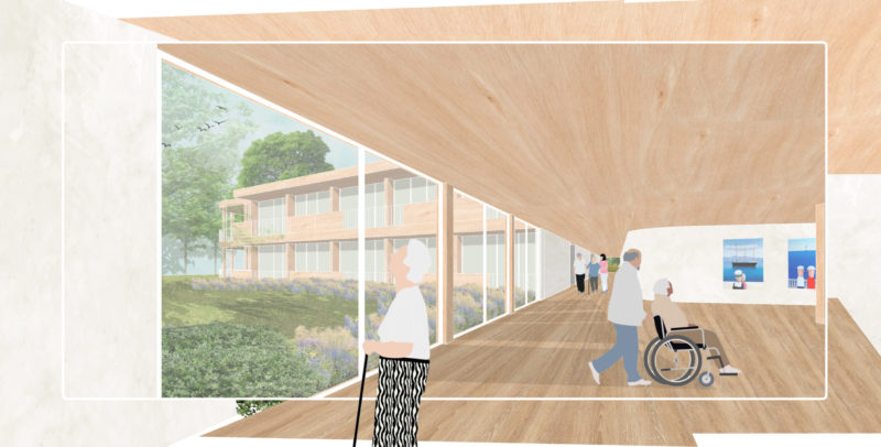 Idejna zasnova negovalnega doma starejših na območju Škofovih zavodov v Šentvidu