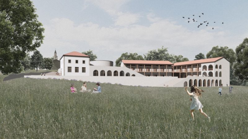 Idejna zasnova območja Stare šole v Temnici