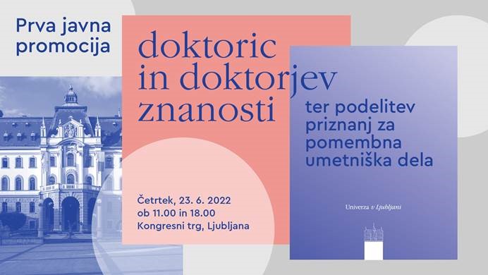 Promocija doktoric in doktorjev znanosti