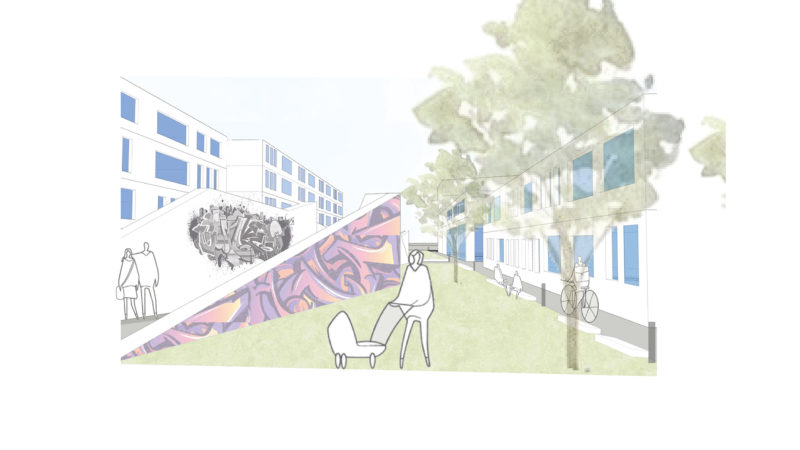 Prostori ulične umetnosti : nova priložnost za ustvarjanje varne soseske na območju Rakove Jelše