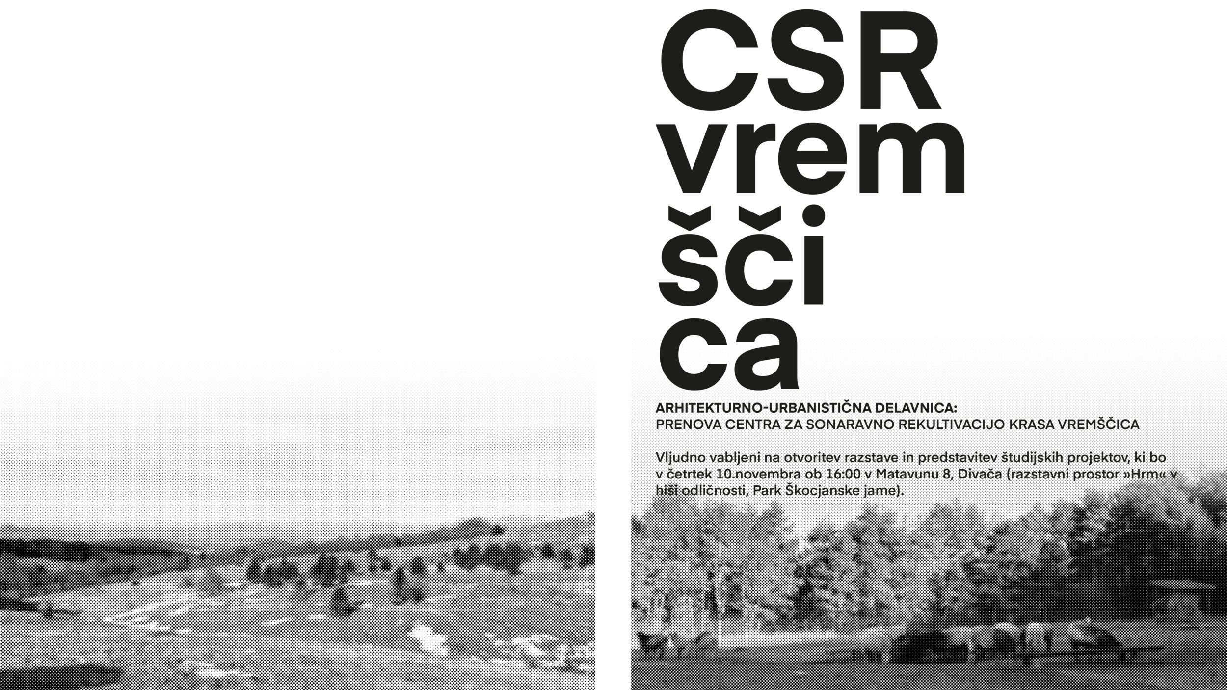 Arhitekturno-urbanistična delavnica: PRENOVA CENTRA ZA SONARAVNO REKULTIVACIJO KRASA VREMŠČICA